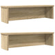 VidaXL étagères de cuisine empilables 2 pcs 50x15x16 cm couleur chêne sonoma