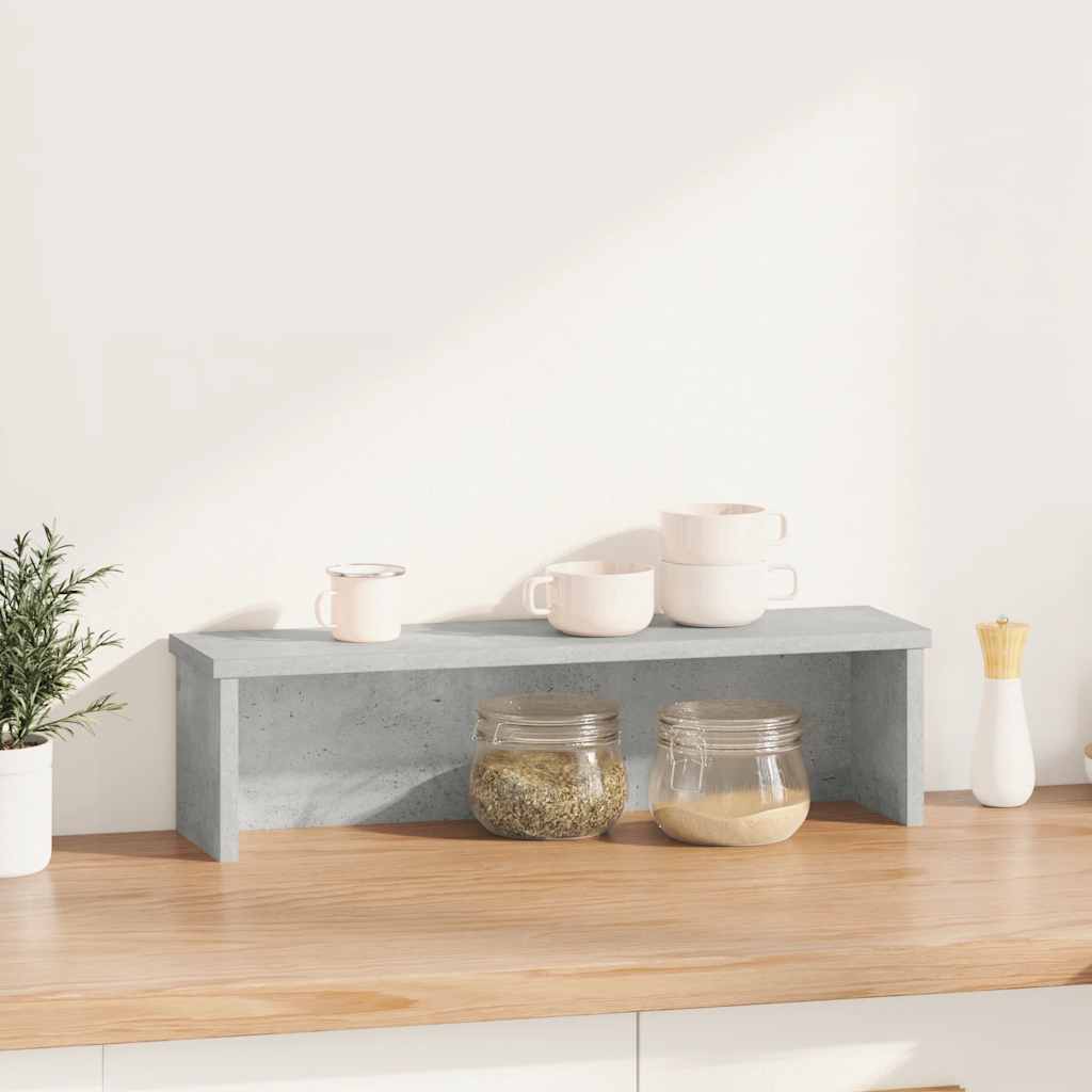 Rack de cuisine Vidaxl Empilable 50x15x16 cm Prix de béton en bois transformé