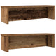 VidaXL étagères de cuisine empilables 2 pcs 50x15x16 cm couleur bois ancien