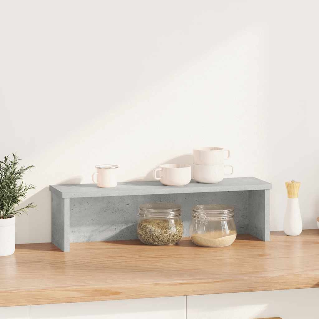 Rack de cuisine Vidaxl Empilable 60x15x16 cm Prix de béton en bois transformé