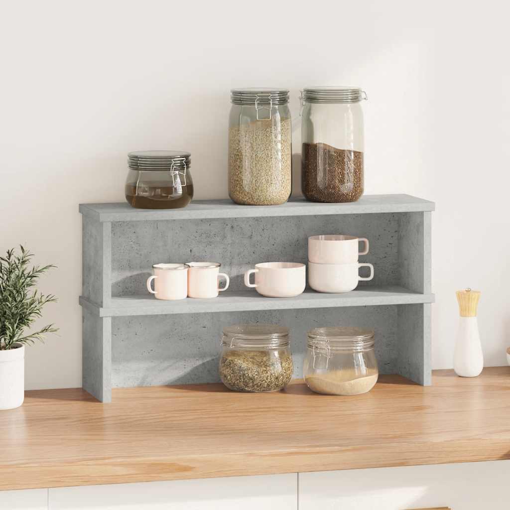 Vidaxl Kitchen Racks Empilable 2 PCS 60x15x16 cm Prix en béton
