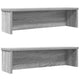 Vidaxl Kitchen Racks Empilable 2 PCS 60x15x16 cm Grey Sonoma Oak