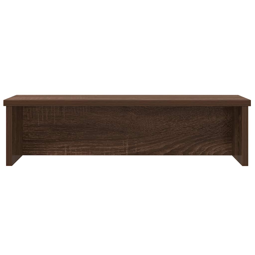 Racks de cuisine Vidaxl Empilable 2 PCS 60x15x16 cm Couleur de chêne marron