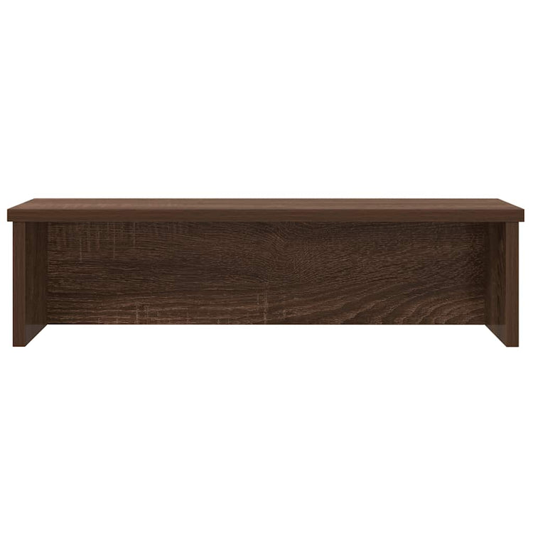 Racks de cuisine Vidaxl Empilable 2 PCS 60x15x16 cm Couleur de chêne marron