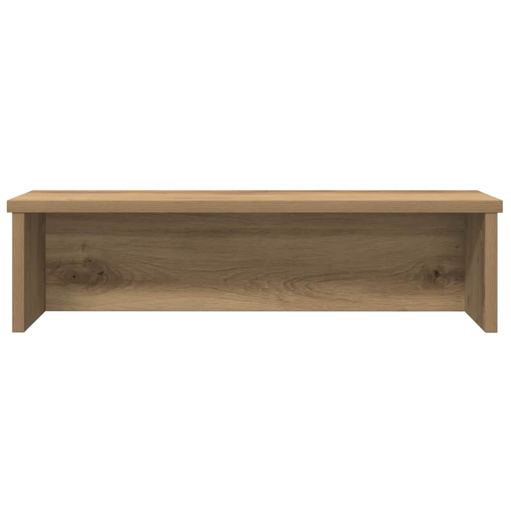 Racks de cuisine Vidaxl Empilable 2 PCS 60x15x16 cm Couleur de chêne artisanal