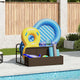 Vidaxx sac de rangement pour piscine, marron, 110x100x57 cm, polyrotin
