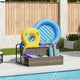 Vidaxx sac de rangement pour piscine, gris, 110x100x57 cm, polyrotin