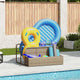 Vidaxx sac de rangement pour piscine, beige, 110x100x57 cm, polyrotin