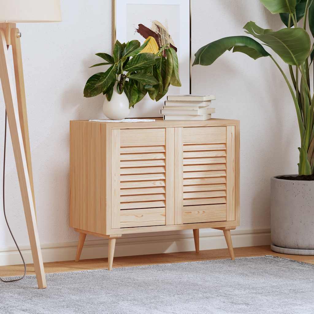 Vidaxx portes de placard à lattes 2 pcs 39,5x29,5 cm bois de pin massif