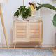 Vidaxx portes de placard à lattes 2 pcs 39,5x29,5 cm bois de pin massif