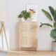 Vidaxxl portes d'armoires à lattes 4 pcs 39,5x29,5 cm bois de pin massif