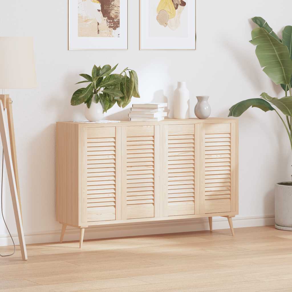 Vidaxxl portes d'armoires à lattes 4 pcs 61,5x29,5 cm bois de pin massif