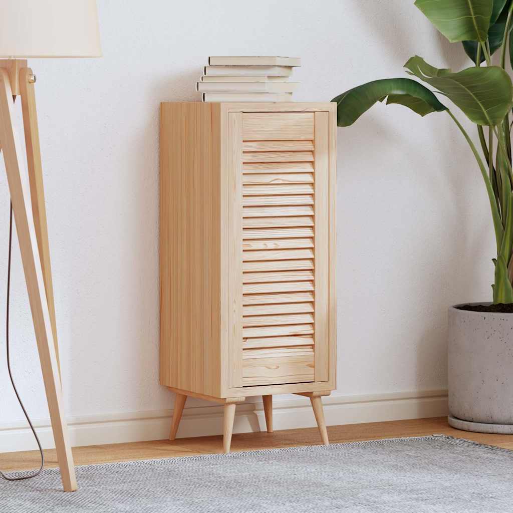 Porte de placard Vidaxx à lattes 69x29,5 cm en bois de pin massif