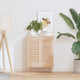 Vidaxx portes de placard à lattes 2 pcs 69x29,5 cm bois de pin massif