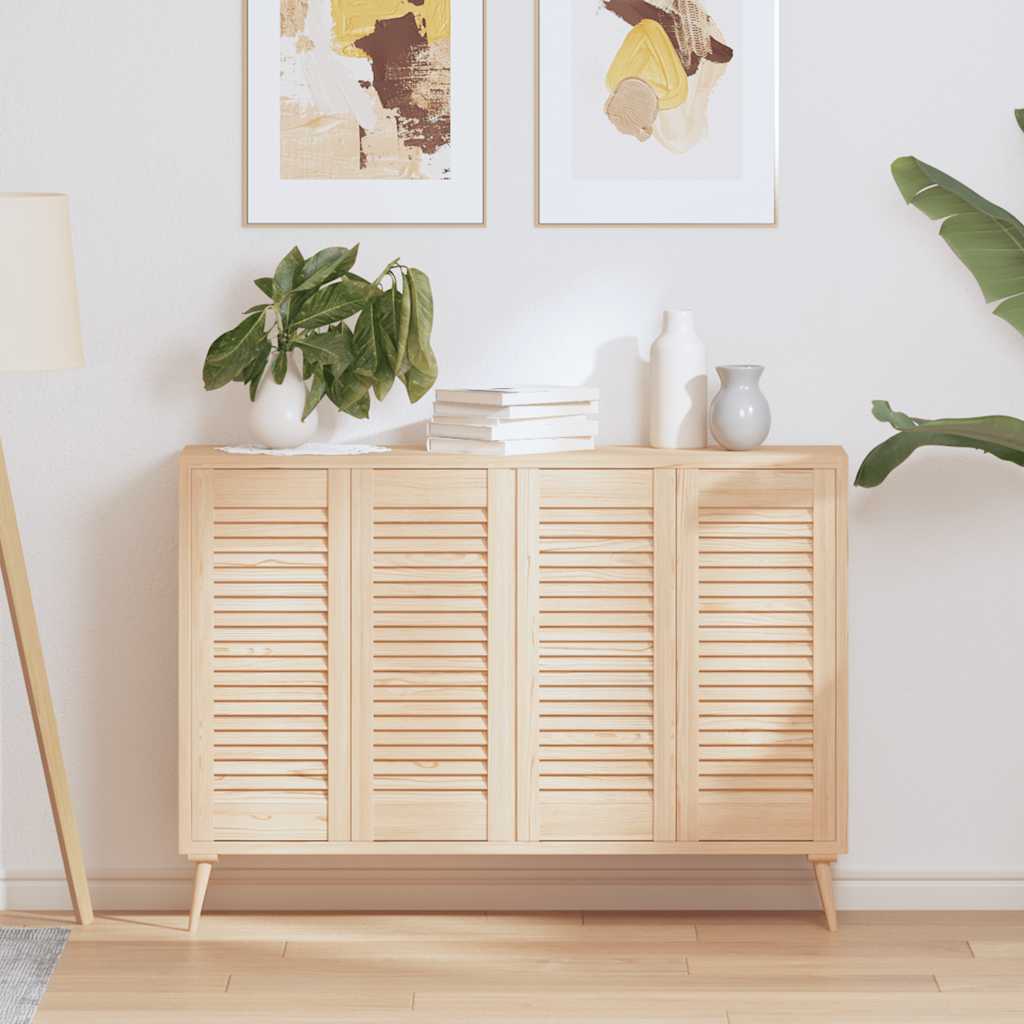 Vidaxx portes de placard à lattes 4 pcs 69x29,5 cm bois de pin massif