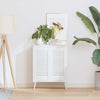 Vidaxxl portes d'armoires design à persiennes 2 pcs 61,5x29,5 cm blanc