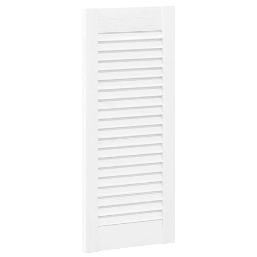 Vidaxx porte de placard design à persiennes 69x29,5 cm blanc