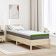 Vidaxxl surmatelas blanc et vert 70 x 200 cm tissu jacquard