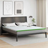 Vidaxxl surmatelas blanc et vert 180 x 200 cm tissu jacquard