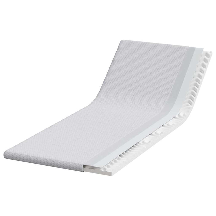 VidaXL surmatelas blanc 80 x 200 cm tissu jacquard