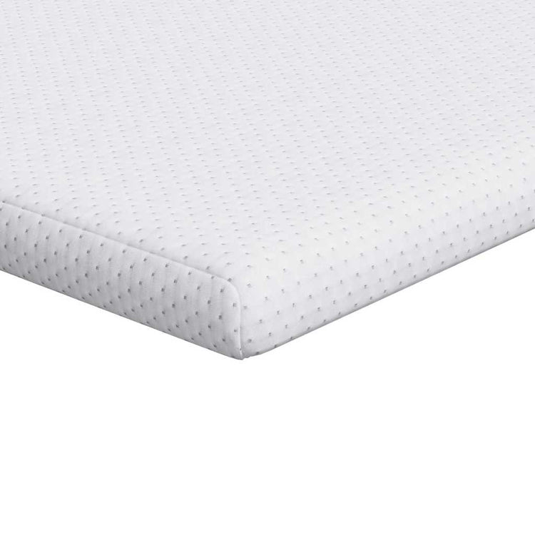 Vidaxxl surmatelas blanc 200 x 200 cm tissu jacquard