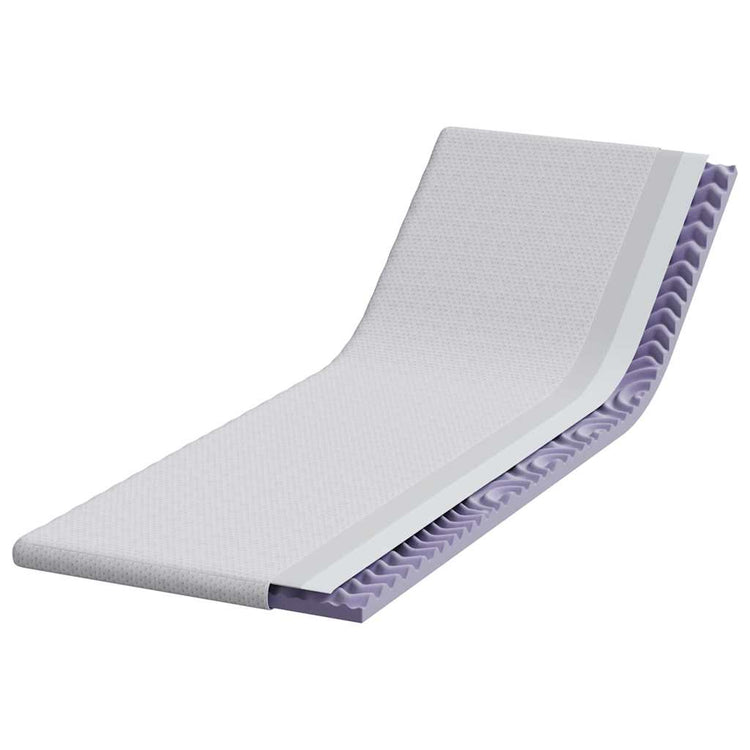 Vidaxxl surmatelas blanc 70 x 200 cm tissu jacquard