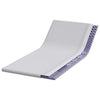 Vidaxxl surmatelas blanc 90 x 200 cm tissu jacquard