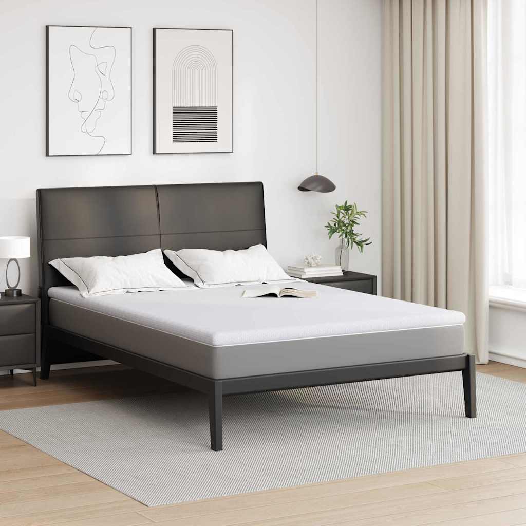 Vidaxxl surmatelas blanc 140 x 190 cm tissu jacquard