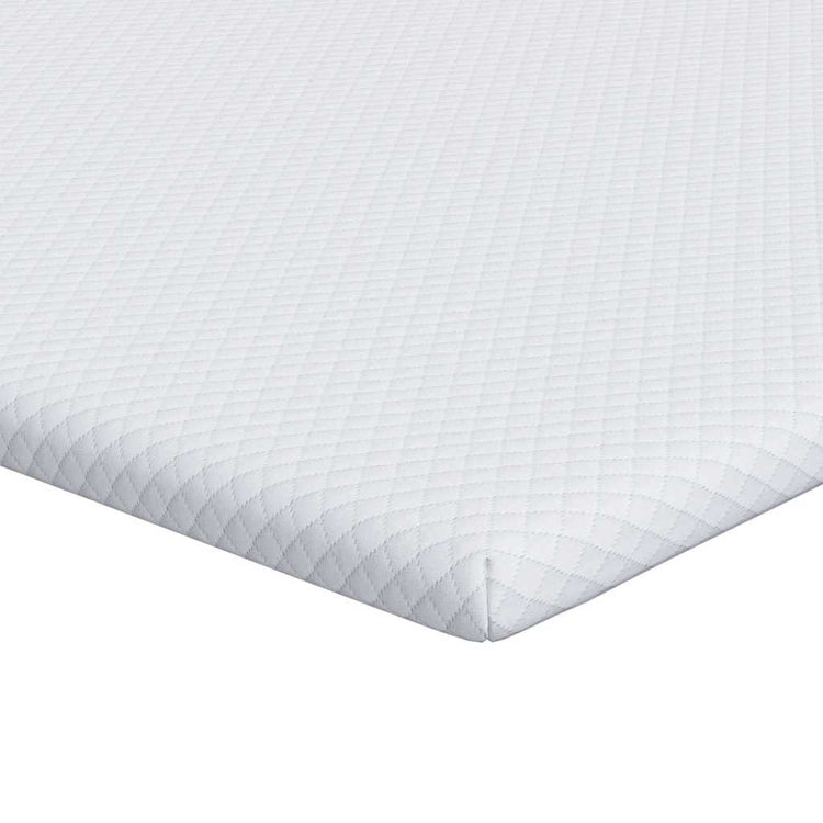 Vidaxxl surmatelas blanc 90 x 200 cm tissu jacquard