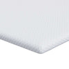 Vidaxxl surmatelas blanc 120 x 200 cm tissu jacquard