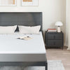 Vidaxxl surmatelas blanc 140 x 190 cm tissu jacquard