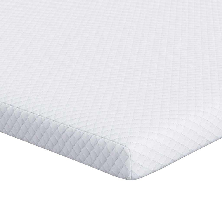 Vidaxxl surmatelas blanc 180 x 200 cm tissu jacquard