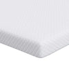 Vidaxxl surmatelas blanc 90 x 200 cm tissu jacquard