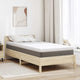 Vidaxxl surmatelas blanc 120 x 200 cm tissu jacquard