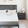 Vidaxxl surmatelas blanc 140 x 200 cm tissu jacquard
