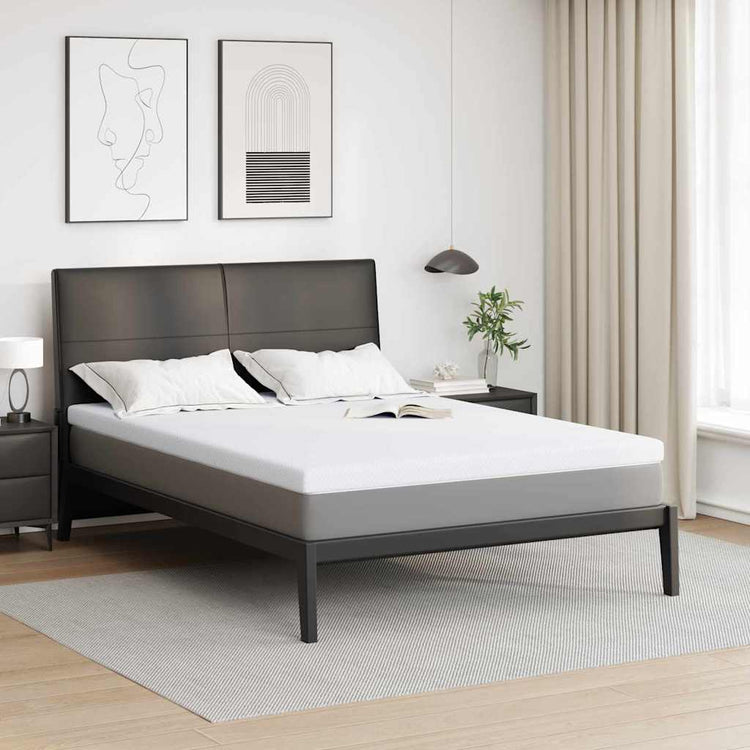 Vidaxxl surmatelas blanc 160 x 200 cm tissu jacquard