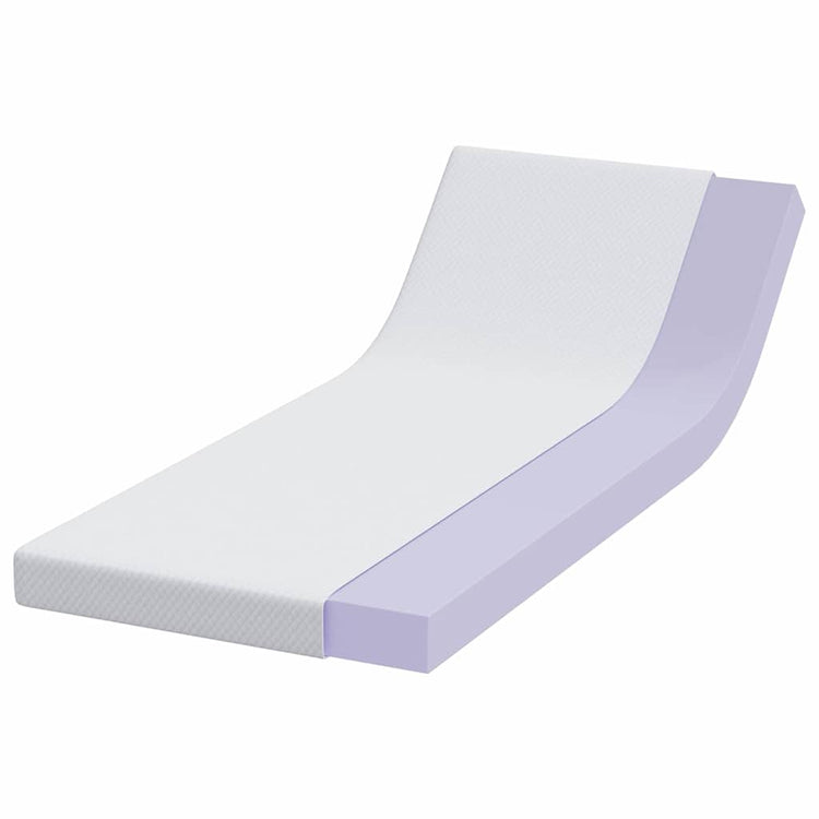 VidaXL surmatelas blanc 80 x 200 cm tissu jacquard
