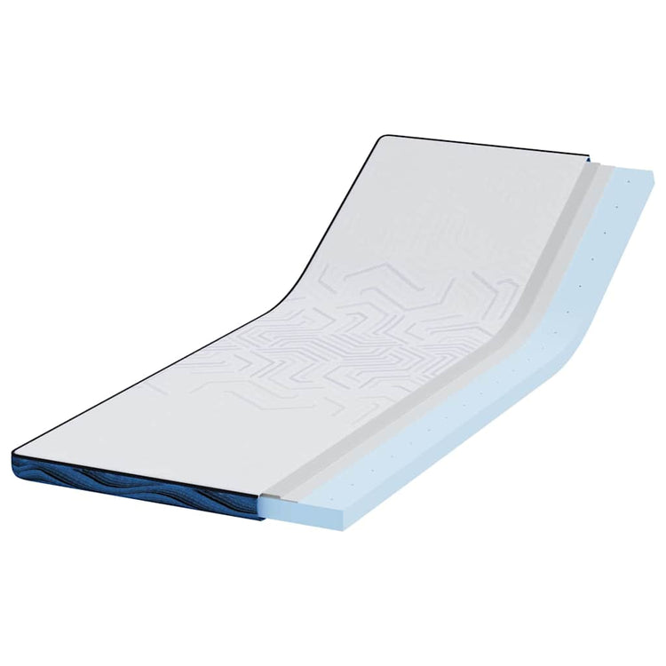 VidaXL surmatelas blanc 80 x 200 cm tissu jacquard