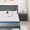 Vidaxxl surmatelas blanc 140 x 190 cm tissu jacquard