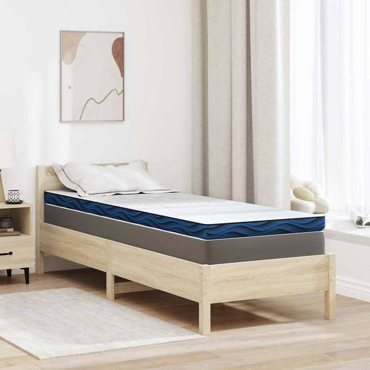 Vidaxxl surmatelas blanc 70 x 200 cm tissu jacquard