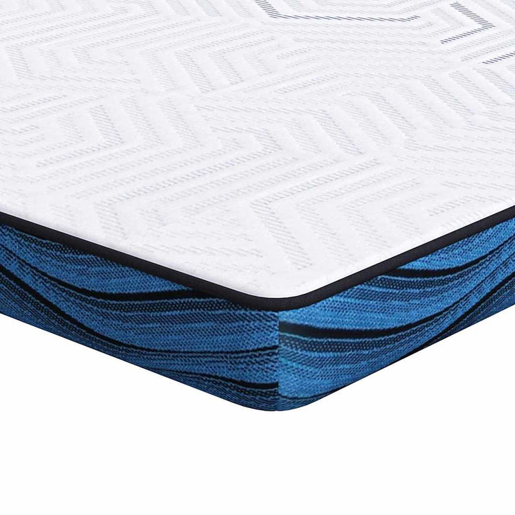 Vidaxxl surmatelas blanc 70 x 200 cm tissu jacquard