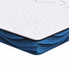 Vidaxxl surmatelas blanc 120 x 200 cm tissu jacquard