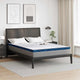 Vidaxxl surmatelas blanc 140 x 190 cm tissu jacquard