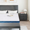 Vidaxxl surmatelas blanc 140 x 190 cm tissu jacquard