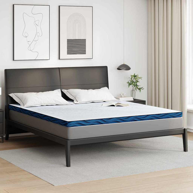 Vidaxxl surmatelas blanc 180 x 200 cm tissu jacquard