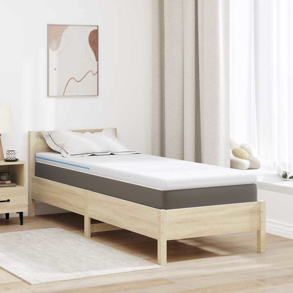VidaXL surmatelas blanc 80 x 200 cm tissu jacquard