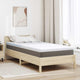 Vidaxxl surmatelas blanc 90 x 190 cm tissu jacquard