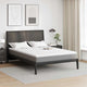 VidaXL surmatelas en noix de coco blanc 140 x 190 cm tissu jacquard