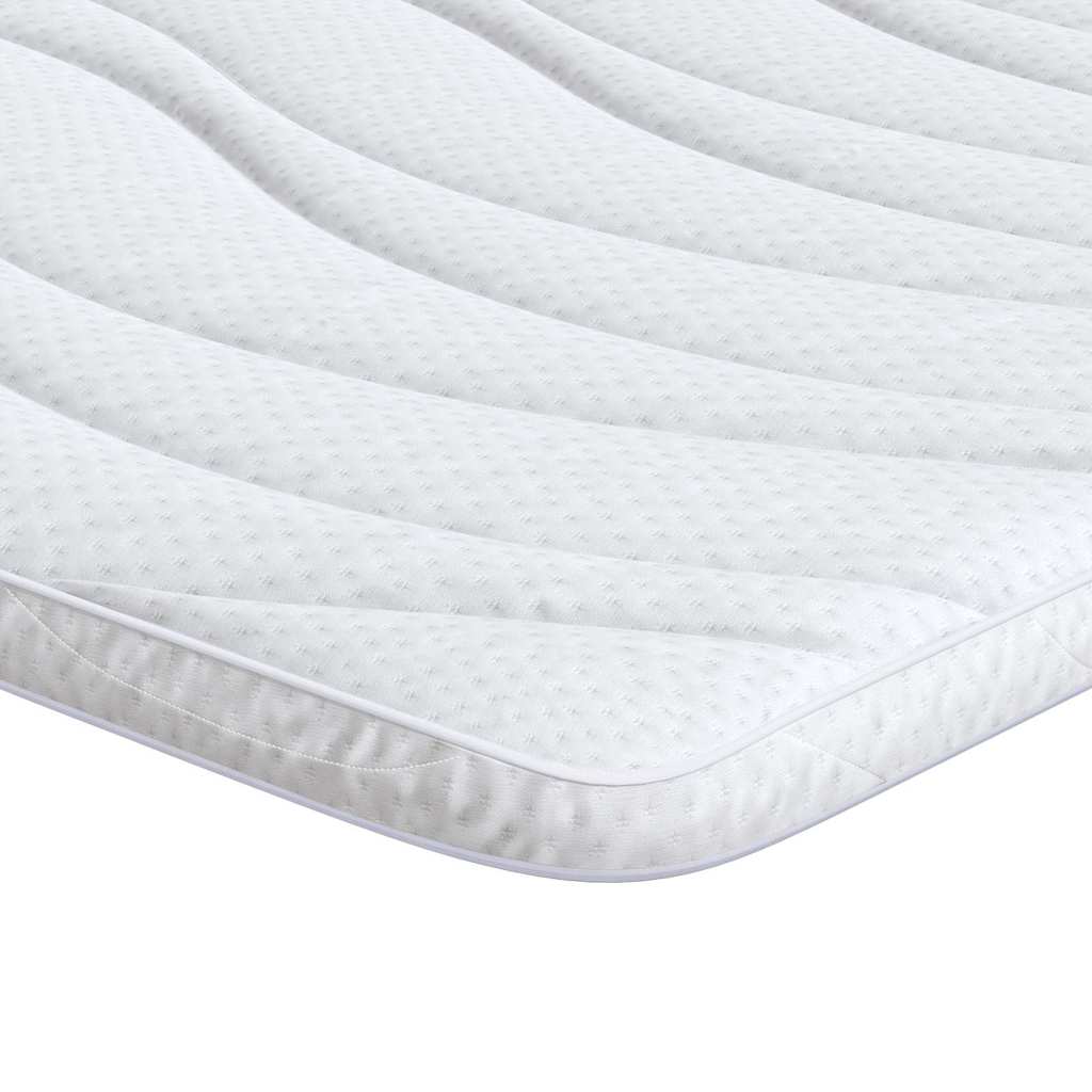 Vidaxl surmatelas blanc 70 x 200 cm tissu tricoté