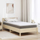 Vidaxl surmatelas blanc 120 x 200 cm tissu tricoté